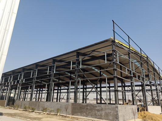 High Anti Fire Prefab Steel Κατασκευή Κτιρίου Κέντρου Δραστηριοτήτων Σταδίου