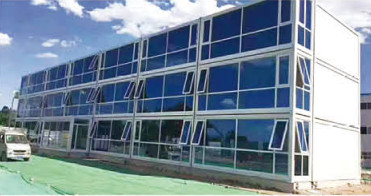 Prefab διπλώνοντας σπίτι εμπορευματοκιβωτίων συνήθειας