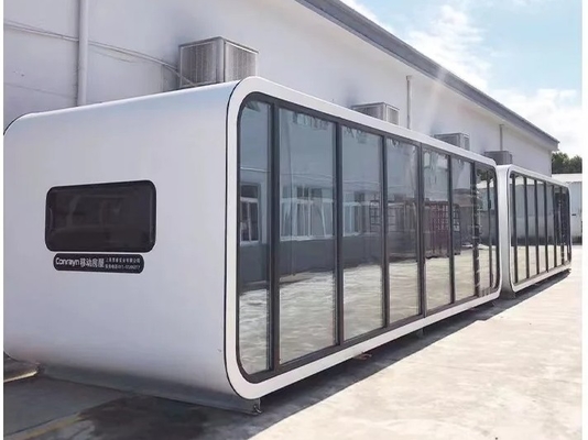 Σύγχρονο σχεδιασμό εξωτερικού Apple Cabin House 20FT 40FT Prefab Tiny House