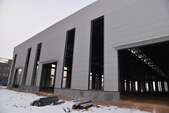 Prefab σπίτια πλαισίων χάλυβα αποθηκών εμπορευμάτων κρύας αποθήκευσης παγωμένων τροφίμων ODM περιβαλλοντικά