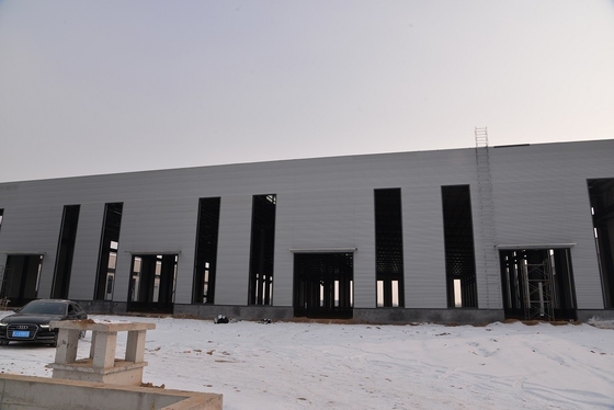 Q355B η οικοδόμηση κτηρίου αποθηκών εμπορευμάτων δομών χάλυβα μεγάλης έκτασης εύκολη συγκεντρώνει