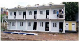 Κινητή δωματίων ελαφριά μετρητών προστασία του περιβάλλοντος σπιτιών εμπορευματοκιβωτίων χάλυβα Prefab