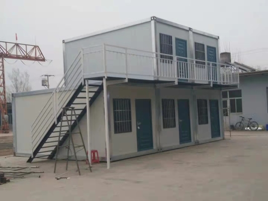 Ελαφριά μετρητών χάλυβα Prefab βίλα σπιτιών δομών Prefab για την καιρική αντίσταση κατοικιών