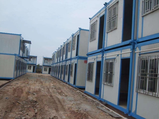προσαρμοσμένα Prefab ξενοδοχεία μικροσκοπικά σπίτια νοσοκομείων πλαισίων χάλυβα 100mm THC EPS