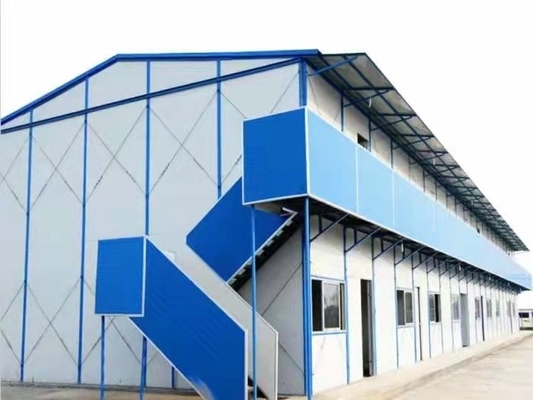 Υψηλής αντοχής ελαφρύ Prefab σπίτι πλαισίων χάλυβα μετρητών για την πυροπροστασία εργαστηρίων