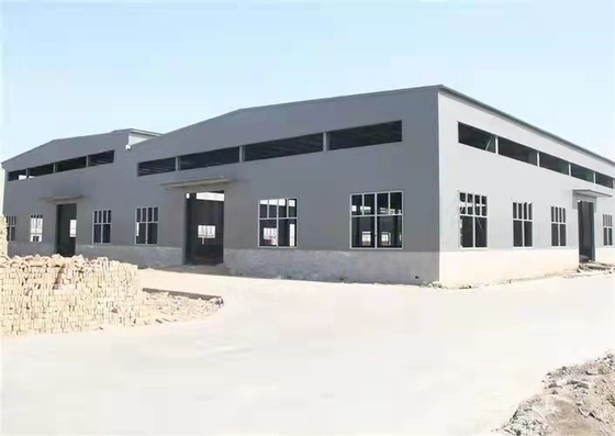 Βιομηχανική γαλβανισμένη Prefab οικοδόμηση δομών χάλυβα αδιάβροχη