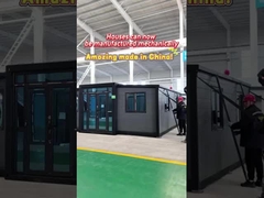 20 πόδια γκρι επεκταθεί σπίτι εμπορευματοκιβωτίου με ατσάλινη πόρτα για το ξενοδοχείο